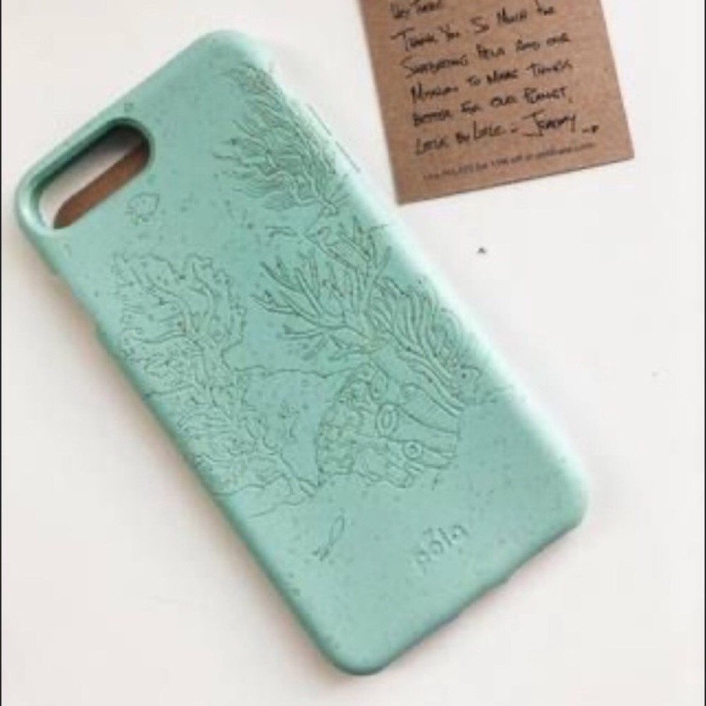 Pela iPhone 8 Plus Turquoise Sea Case